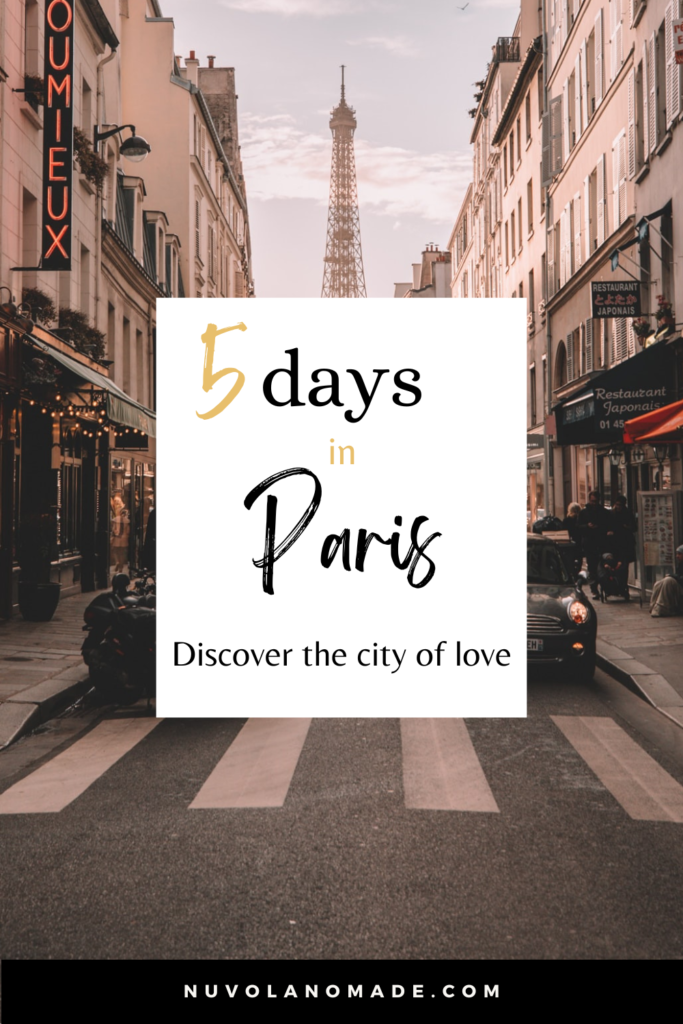 5-days itinerary in Paris